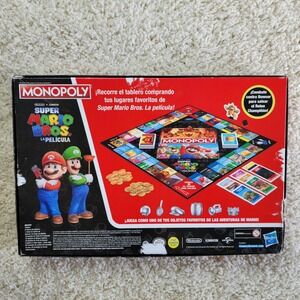 Monopoly The Super Mario Bros Movie Edition Board Game Hasbro Nintendo-Complete